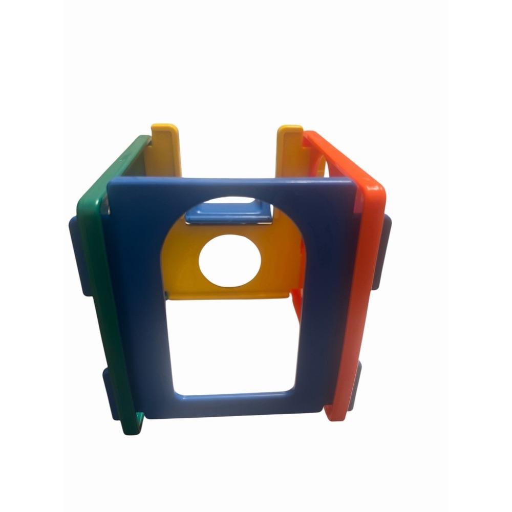 DOLLHOUSE SIZE Vintage Little Tikes Jungle Gym Slide Play Cube - Picture 5 of 5